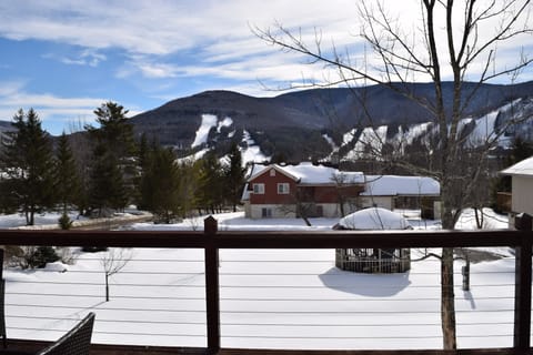 Patio with Firepit, BBQ, and Amazing Mountain View