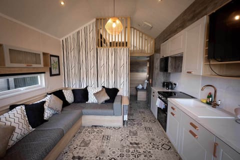 Cabin | Living area | 30-inch TV with cable channels