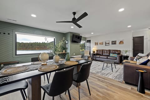 Beautiful, newly renovated space to sit and relax overlooking Sheridan Lake.