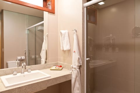 Deluxe Superior Room | Bathroom | Shower, free toiletries, hair dryer, towels