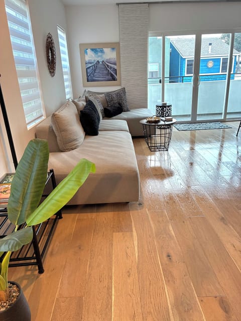 Sleek greatroom for lounging 