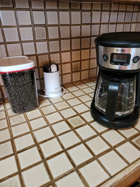 whole bean coffee with coffee pot & grinder,   keurig  maker as well