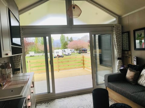 Cabin | Living area | 30-inch TV with cable channels