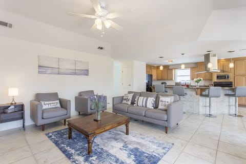 Open Concept Living area