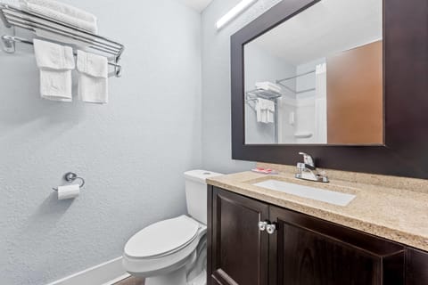 Standard Room, 2 Queen Beds, Non Smoking | Pillowtop beds, desk, laptop workspace, iron/ironing board