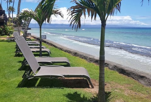 Beautiful ocean front property west facing to enjoy every Maui Sunset!