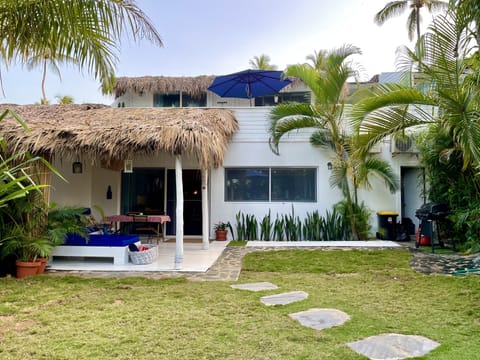 The actual backyard. 