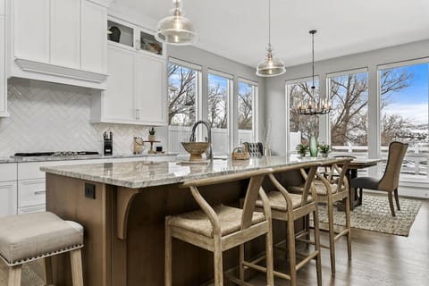 Open kitchen with everything a cook could dream of