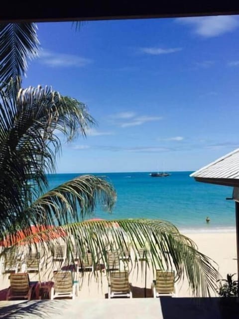Beach nearby, sun loungers, beach umbrellas