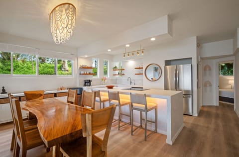 Kitchen and dining room