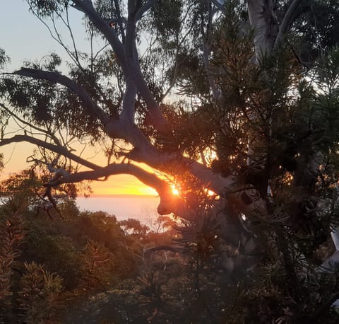 Stunning sunsets from the villa deck
