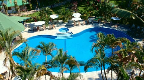 2 outdoor pools, open 8:00 AM to 10:00 PM, pool umbrellas, sun loungers