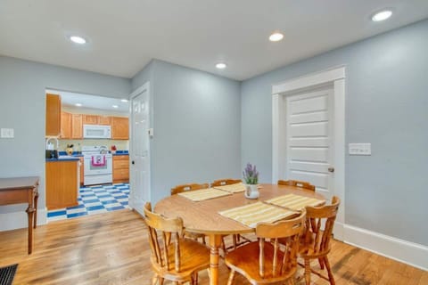 The chic-modern design is present across the entire house.