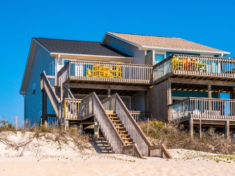 Front Elevation (Unit on Left) Oceanfront