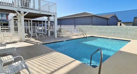 Take a dip in the freshwater pool