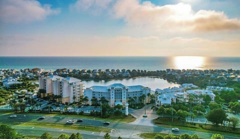 Overhead view of complex