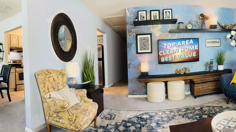 View from the front door entrance.  