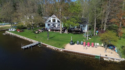 Welcome to Lakeside Cove. 2200 sq ft home with 161 ft PRIVATE lake frontage.