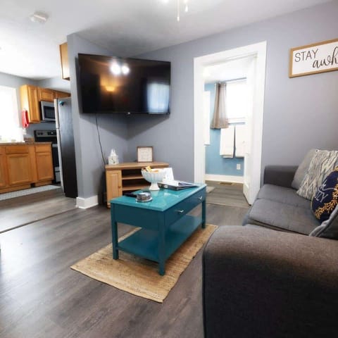 We call this the perfect TV to Couch Ratio!