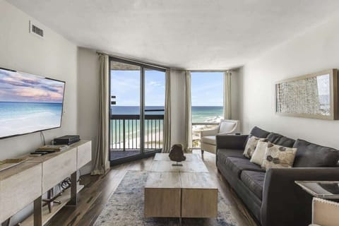Open Concept Living Space - Coastal Furnishings Throughout the Condo