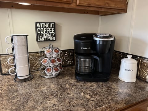 Coffee bar with Keurig Duo