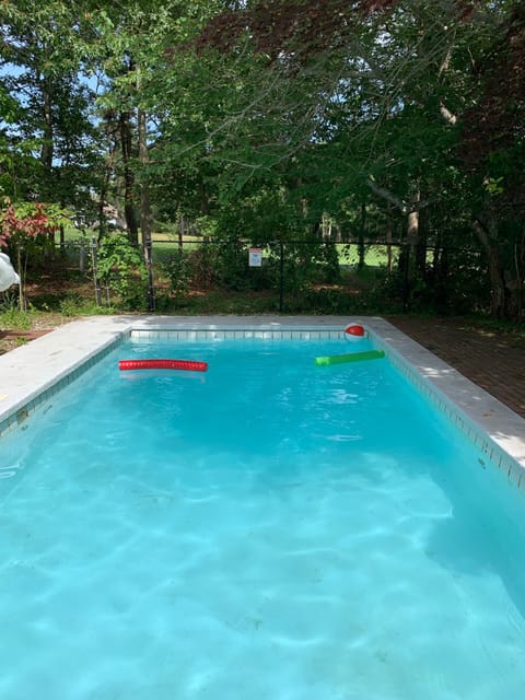 Private heated pool