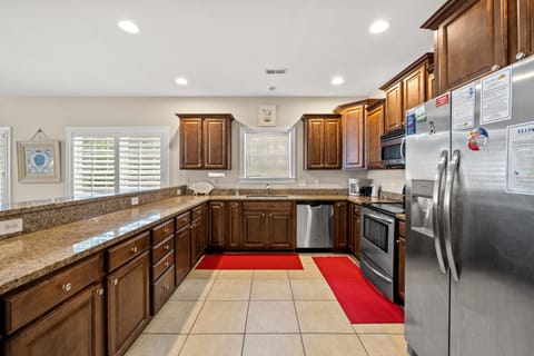 A chefs dream kitchen, fully stocked and loaded.