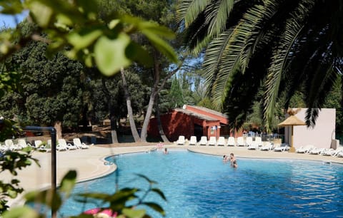 Take in gorgeous views while lounging around the on-site outdoor pool.