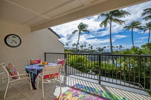 Private ocean view lanai - Private ocean view lanai | Kahala 123 | Poipu Vacation Rentals