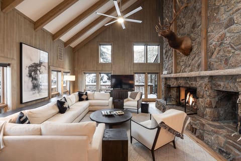Soaring Living Room Ceilings