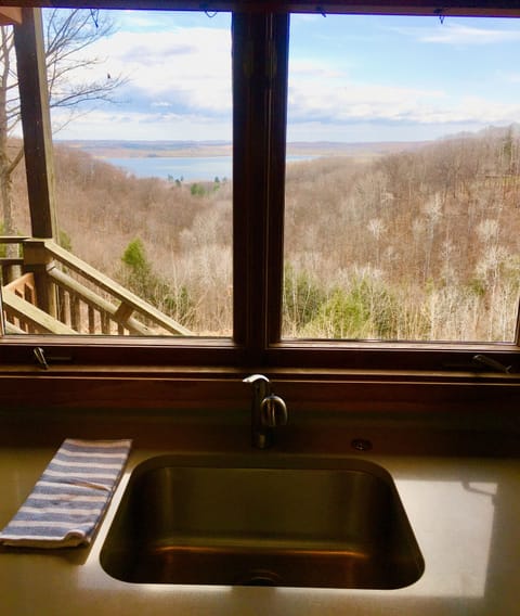 GORGEOUS view of Lake Bellaire from kitchen window