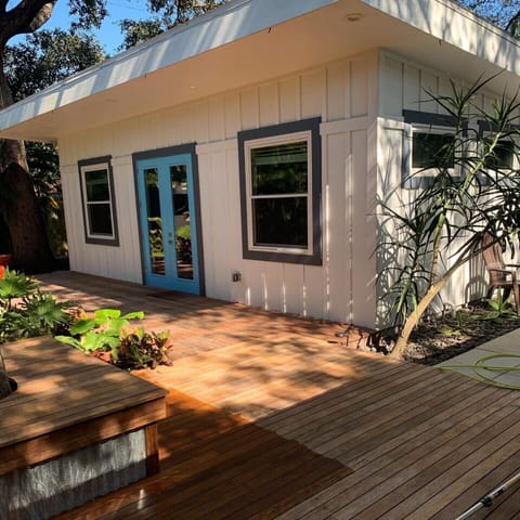 Front of guesthouse 