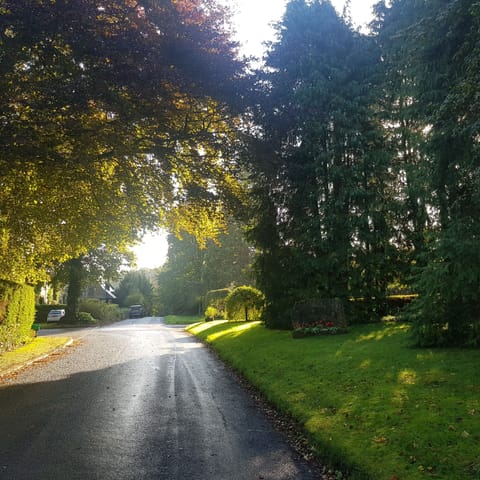 Village entrance off A64