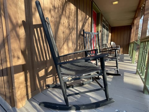 Enjoy the front veranda on a quiet morning or moonrise evening on the St. Croix.