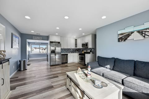 inside view with back facing front door