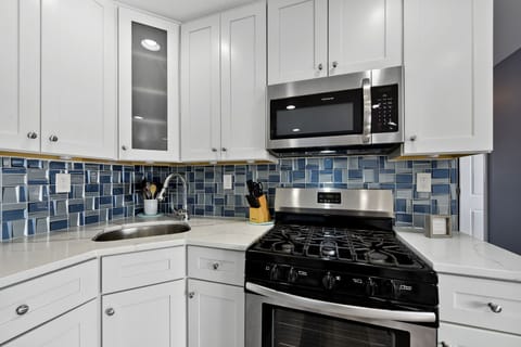 Front view of kitchen