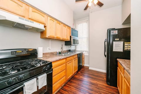 Fully stocked kitchen