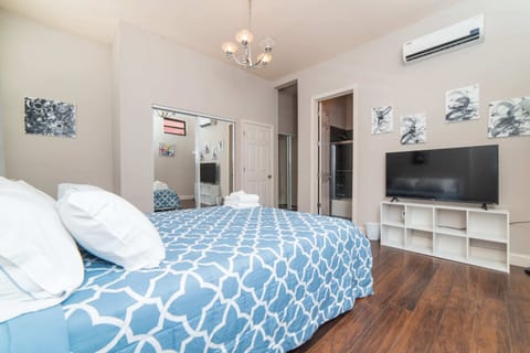 Master Bedroom 1 with ROKU TV