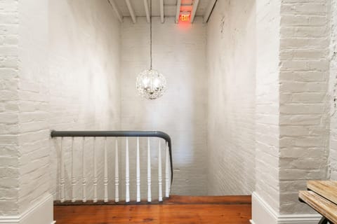 hallway to access unit