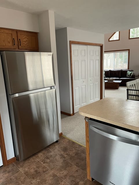 Samsung refrigerator and Whirlpool dishwasher 