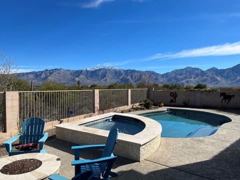 Surrounded by the Catalina Mountains
