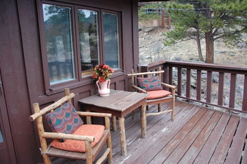 Enjoy coffee or a good book from the private second floor master deck.