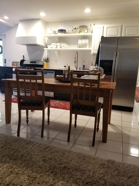 dining and kitchen