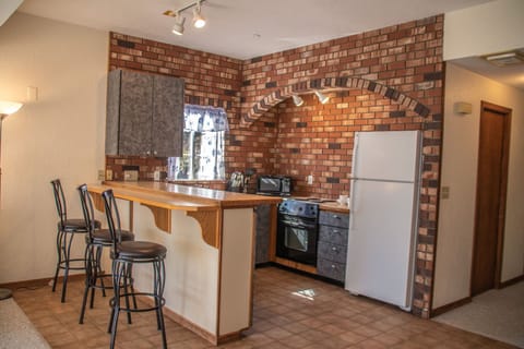 Enjoy meals in or walk to nearby restaurants.