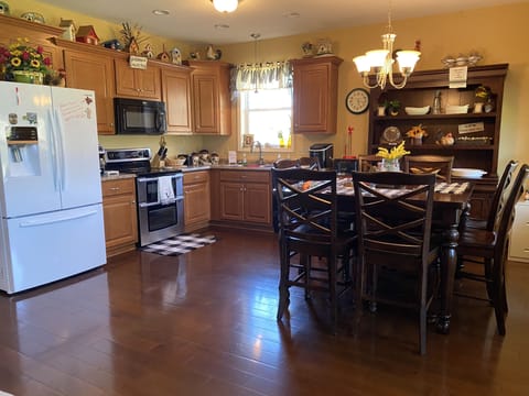 Kitchen and dining room