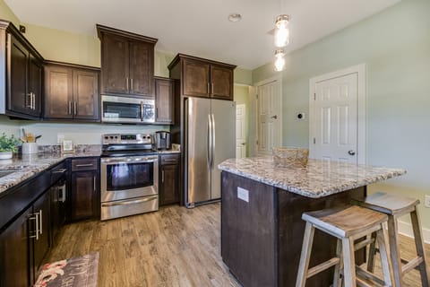 Fully stocked kitchen