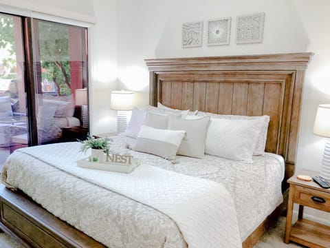 King size bed in Master