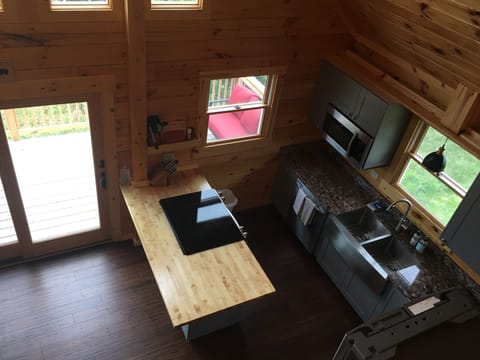 kitchen from the loft (Level 3)