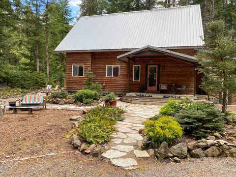 Front view of the house