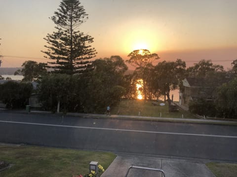 Sunrise over the lake 